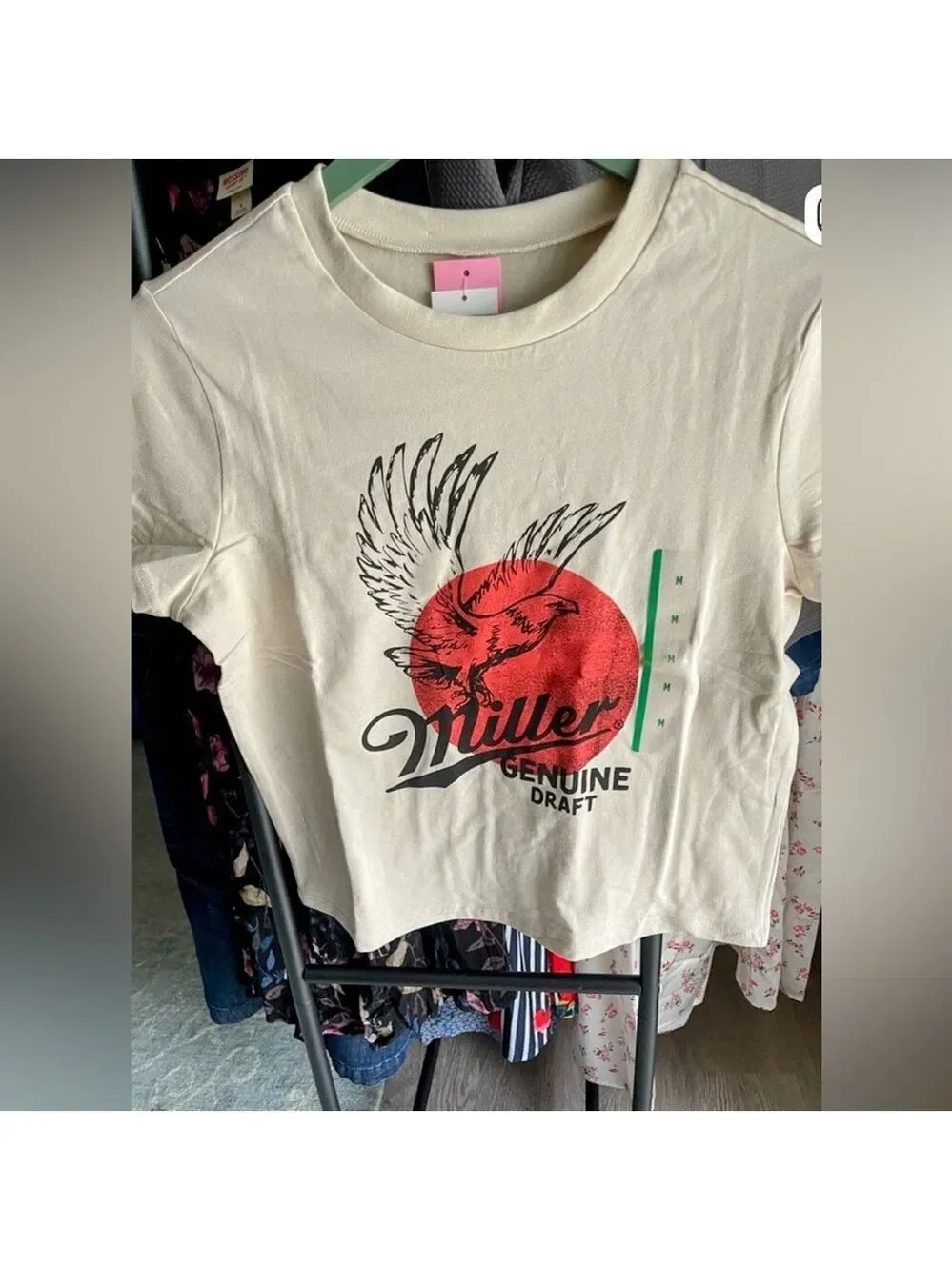 Miller Genuine Draft Graphic Crop Tee